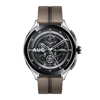 Xiaomi Watch 2 Pro 4G LTE/46mm/46mm/argintiu/bandă elegantă/maro - Utilizat