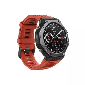 Amazfit T-Rex 3/Bandă Sport/Roșu Lavă Amazfit T-Rex 3/Bandă Sport/Roșu Lavă
