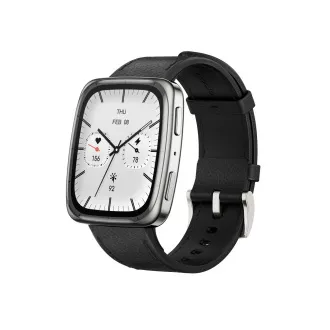 Amazfit Active 2 Pătrată/Curea Elegantă/Negru Amazfit Active 2 Pătrată/Curea Elegantă/Negru
