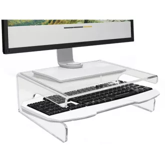 Suport de monitor DESQ cu decupaj pentru tastatură