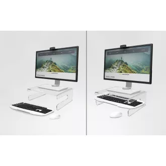 Suport de monitor DESQ cu decupaj pentru tastatură