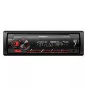 Pioneer MVH-S320BT radio auto cu USB și Bluetooth roșu