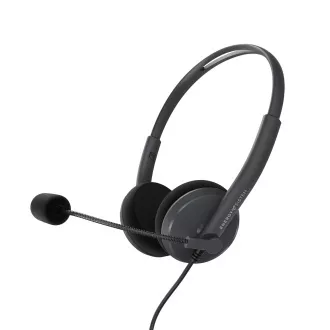 Energy Sistem Headset Office 2, cască de comunicare cu microfon, negru