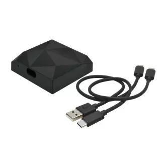 Adaptor pentru Apple CarPlay wireless pentru mașini cu o unitate care acceptă Car Play cu o conexiune prin cablu