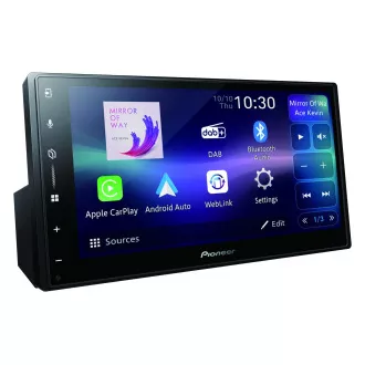 Radio auto Pioneer SPH-DA77DAB 2DIN, LCD 6.8", DAB+, CarPlay, Android Auto, Wi-Fi, Bluetooth