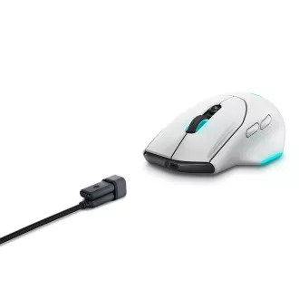 Dell Alienware 620M/Gaming/Optic/Dreapace/26.000 DPI/Fired+Wireless/Alb