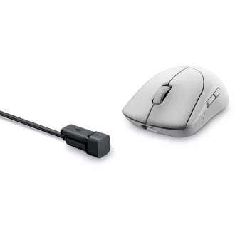 Dell Alienware Pro/Gaming/Optic/Drepți/26.000 DPI/Cu fir+Wireless/Alb