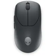 Dell Alienware Pro/Gaming/Optic/Dreapace/26000 DPI/Fired+Wireless/Negru