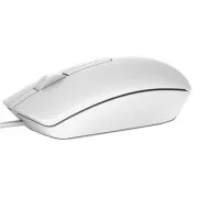 Dell MS116/Office/Optic/1000 DPI/USB cu fir/Alb