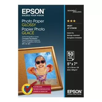 Hârtie foto EPSON Glossy 13x18cm 50 coli