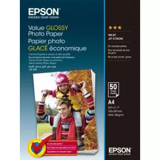 Hârtie foto lucioasă EPSON Value Glossy A4 50 de coli