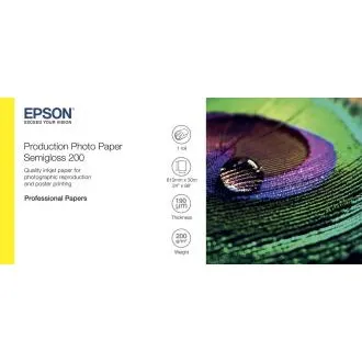 Hârtie foto de producție EPSON semilucioasă 200 24"x30m Hârtie foto de producție EPSON semilucioasă 200 24"x30m