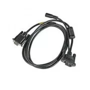 Cablu: RS232, negru, DB9, 5V, 2,9 m (9,5') drept, I/S extern