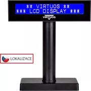 Display LCD Virtuos FL-2026 2x20, serial, negru