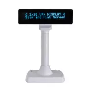 Display client VFD Virtuos FV-2030B 2x20, serial, alb