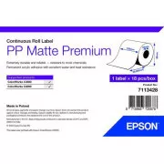 PP Matte Label Premium, Cont. Rola, 102mm x 29mm