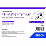 Etichetă mată PP Premium, 76mm x 51mm, 535 etichete