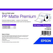 Etichetă mată PP Premium, 76mm x 51mm, 535 etichete