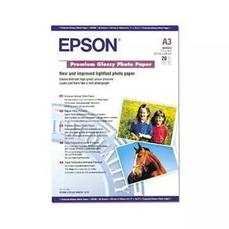 Hârtie foto lucioasă EPSON A3,Premium Glossy (20 de coli)