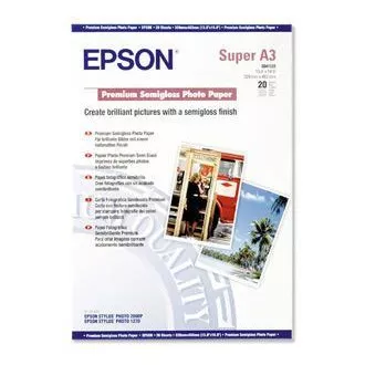 Hârtie foto EPSON A3 , Premium Semigloss (20 de coli)
