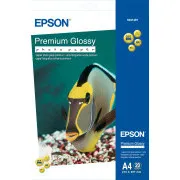 Hârtie foto lucioasă EPSON A4, Premium Glossy (20 de coli)