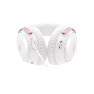 Căști de gaming HP HyperX Cloud III alb/roz Căști de gaming HP HyperX Cloud III alb/roz