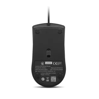 Lenovo 120/Office/Optic/1600 DPI/USB cu fir/Negru