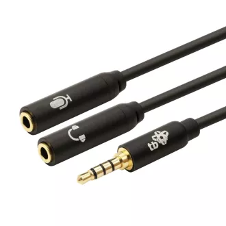 Adaptor TB Touch Mini mufă 3,5 mm - Mini mufă 2x3,5 mm M/F