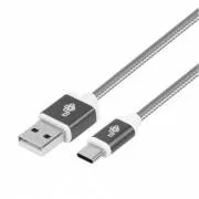 Cablu TB USB - USB C bandă gri de 1,5 m