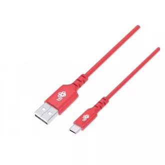 Cablu USB C TB 1m roșu