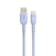 Cablu TB USB-A - USB-C violet 1m