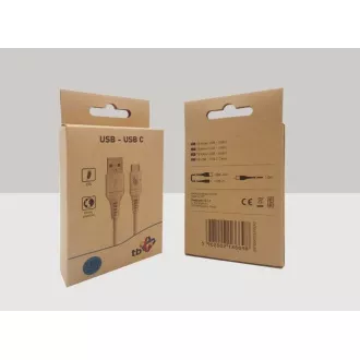 Cablu USB A 2.0 - USB C ecologic TB Touch