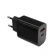 Încărcător negru TB Touch USB-C + USB-A