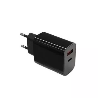 Încărcător negru TB Touch USB-C + USB-A