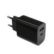Încărcător negru TB Touch USB-C + USB-A