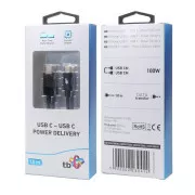 Cablu USB C TB Touch cu indicator de încărcare 100W