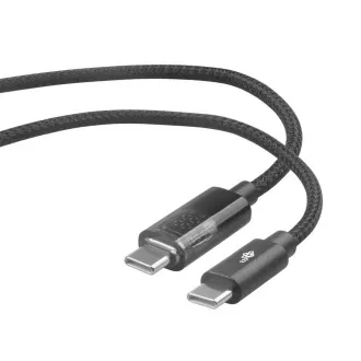 Cablu USB C TB Touch cu indicator de încărcare 100W