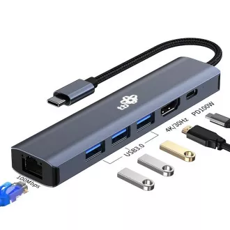 TB Touch USB C 6in1 - HDMI, USBx3, PD, RJ-45