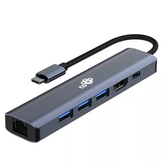 TB Touch USB C 6in1 - HDMI, USBx3, PD, RJ-45