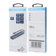 TB Touch USB C 6in1 - HDMI, USBx3, PD, RJ-45