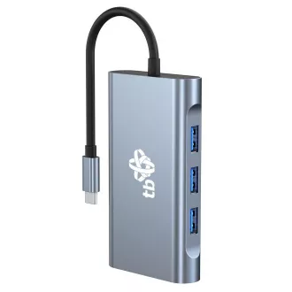 TB Touch USB C 8 în 1 - HDMI 2x, USB, VGA, RJ45, PD