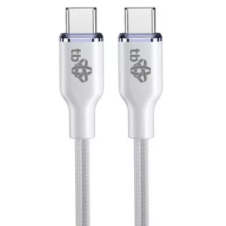 Cablu TB USB C - USB C 60W Glamour 1.5m alb