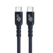 Cablu TB USB C - USB C 60W Jelly 1m negru