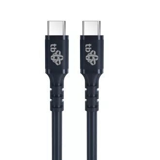 Cablu TB USB C - USB C 60W Jelly 1m negru
