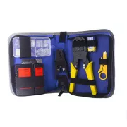 Set de scule de rețea W-Star WSNF1206, clește de sertizare cu 9 bucăți, tester RJ45, tăietor, UTP