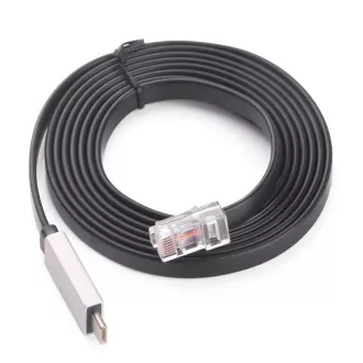 W-Star Reduction USBC/RJ45, 1,5 m, cablu console RS232, UC-RJ45RS232