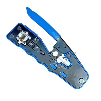 Clește de sertizare W-Star RJ45 EZ WS7318R clește profesional Cat7, Cat6, Cat5, STP