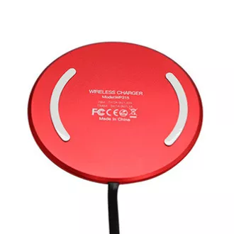 Încărcător fără fir complet nou ultra subțire pentru telefon roșu 5/9V 10W protecție la supraîncălzire Qi Încărcător fără fir complet nou ultra subțire pentru telefon roșu 5/9V 10W protecție la supraîncălzire Qi