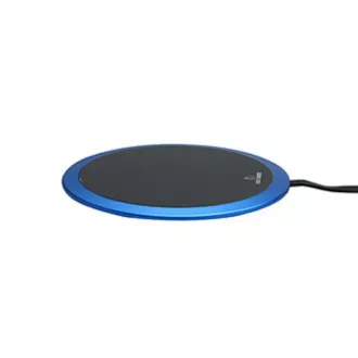 Încărcător fără fir complet nou ultra subțire pentru telefon Albastru 5/9V 10W Protecție la supraîncălzire Qi Încărcător fără fir complet nou ultra subțire pentru telefon Albastru 5/9V 10W Protecție la supraîncălzire Qi