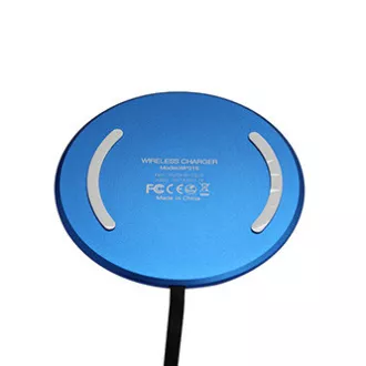Încărcător fără fir complet nou ultra subțire pentru telefon Albastru 5/9V 10W Protecție la supraîncălzire Qi Încărcător fără fir complet nou ultra subțire pentru telefon Albastru 5/9V 10W Protecție la supraîncălzire Qi